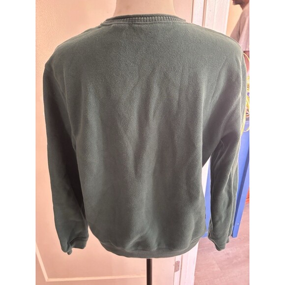 Vtg Embroidered Christmas Sweatshirt, Cardinal Snowy Pines, Wreath Cottagecore S - Picture 4 of 8